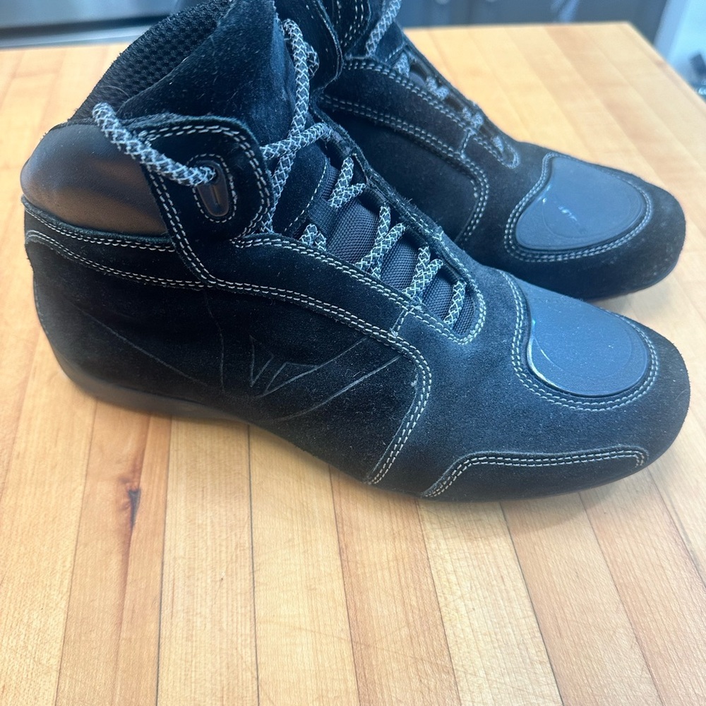 Dianese Motorcycle Boots Black High-Top Men's size 7.5 - Picture 9 of 11